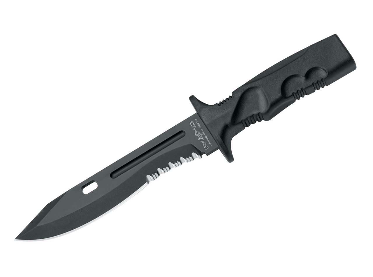 FKMD Combat Survivalmesser Leonida Schwarz