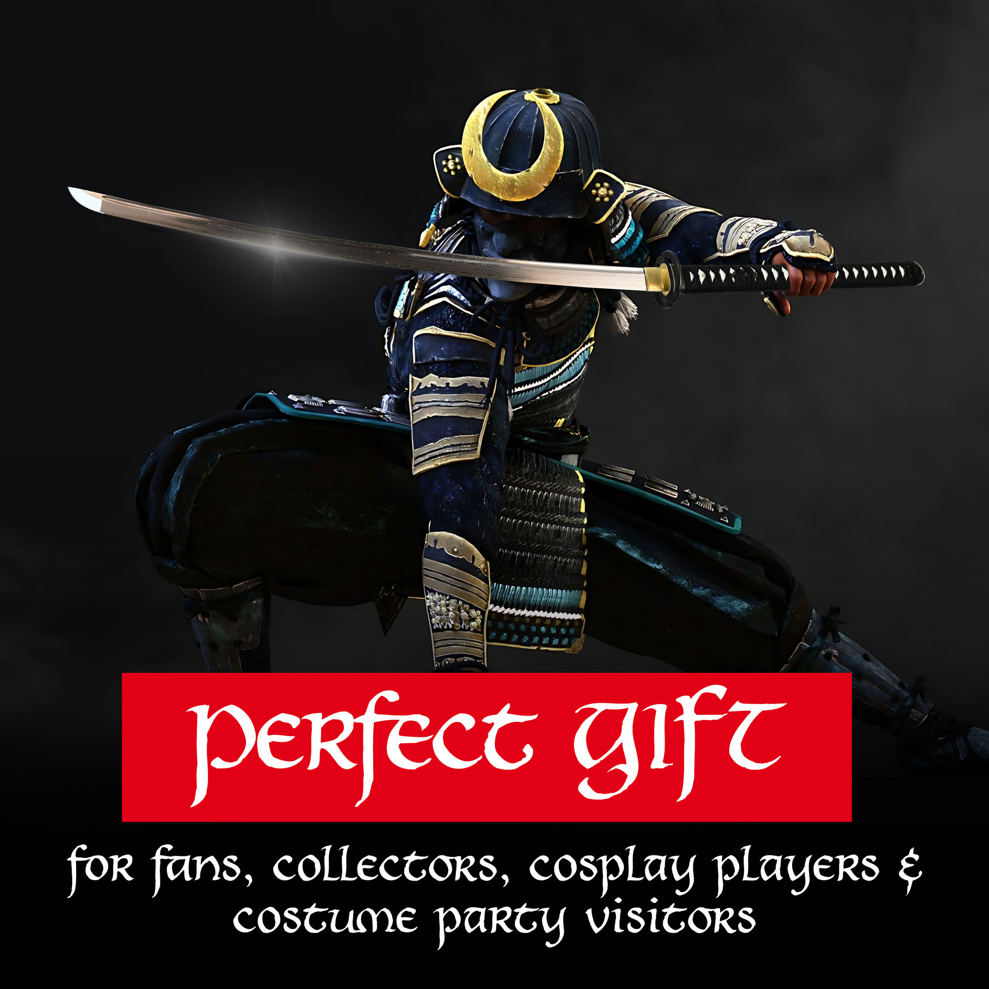 Miyamoto Musashi Katana, handgeschmiedet und gefaltet, Set