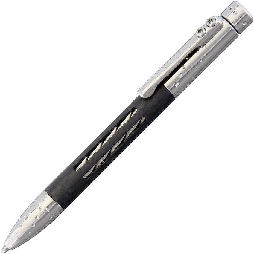Nyala Titanium and Carbon Fiber Pen, Gray Shine