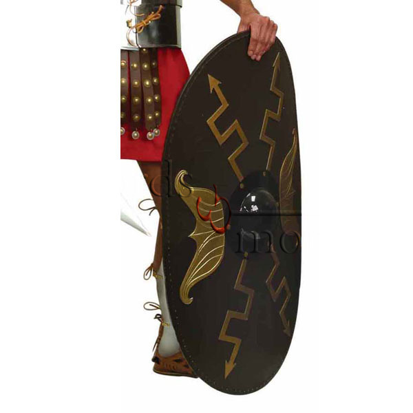 Ovaler römischer Schild