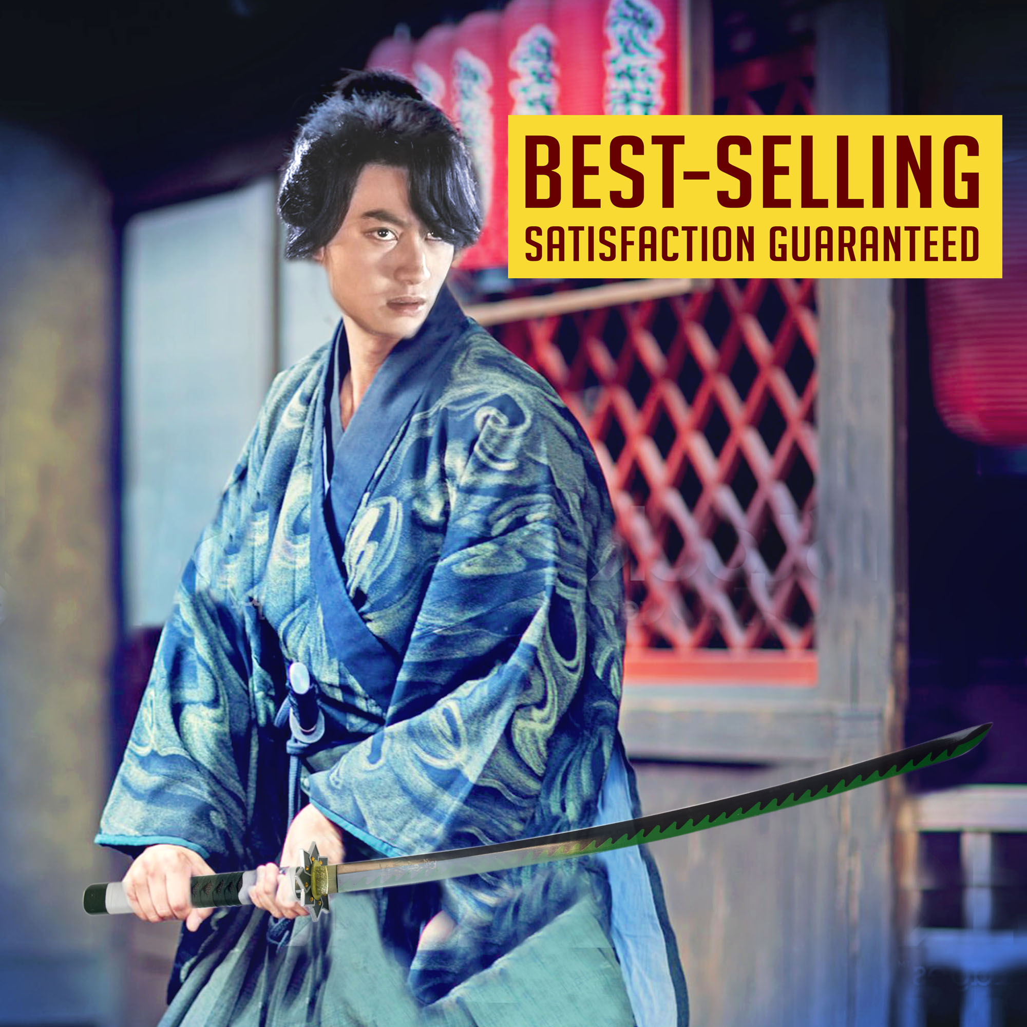 Demon Slayer: Kimetsu no Yaiba - Shinazugawa Sanemi Schwert - handgeschmiedet