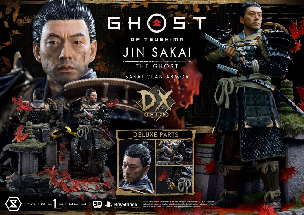Ghost of Tsushima Statue 1/4 Sakai Clan Armor Deluxe Bonus Version 60 cm
