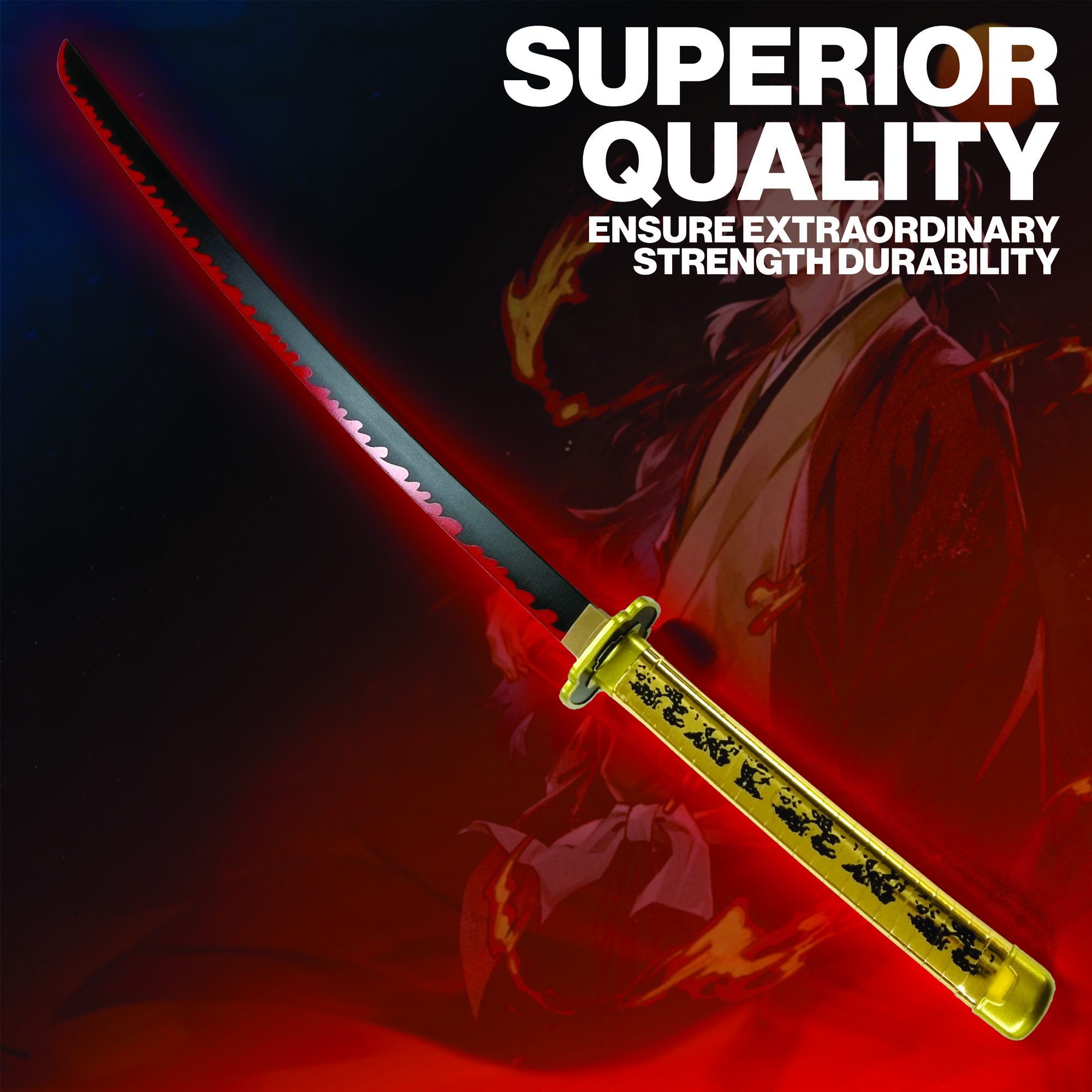 Demon Slayer: Kimetsu no Yaiba - Tsugikuni Yoriichi's Sword, Wooden Version