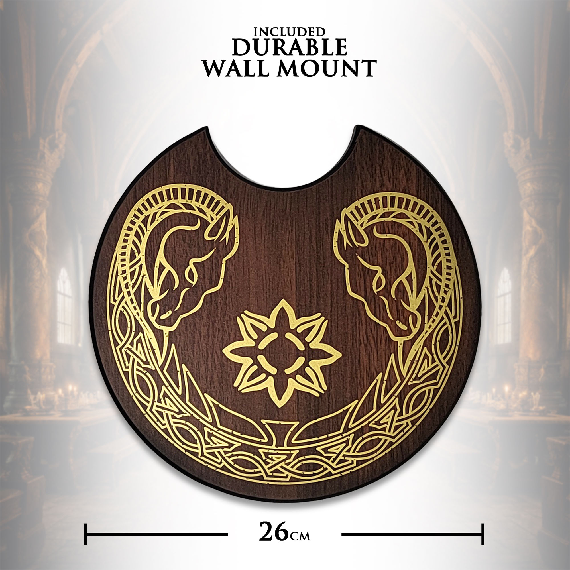 Théodreds Schwert mit Wandhalter