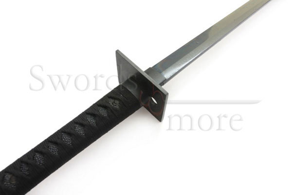 Schwarzes Ninjato - Handgeschmiedet mit Blasrohr
