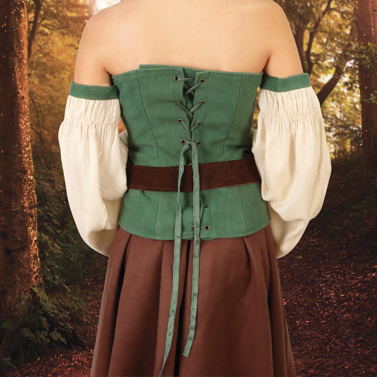 Medieval Forest Gown, Size S