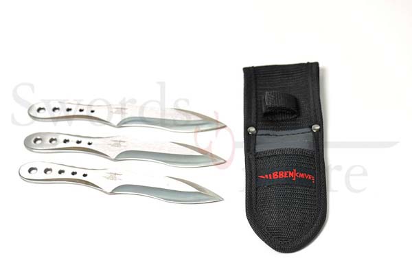 Gil Hibben Genx Pro Thrower Triple Set with Target
