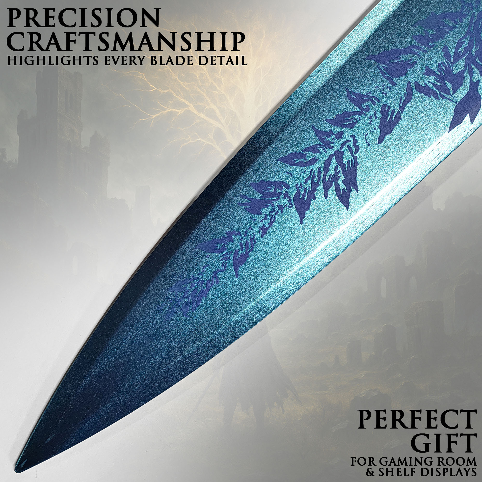 Elden Ring - Dark Moon Großschwert mit Scheide - Holzversion