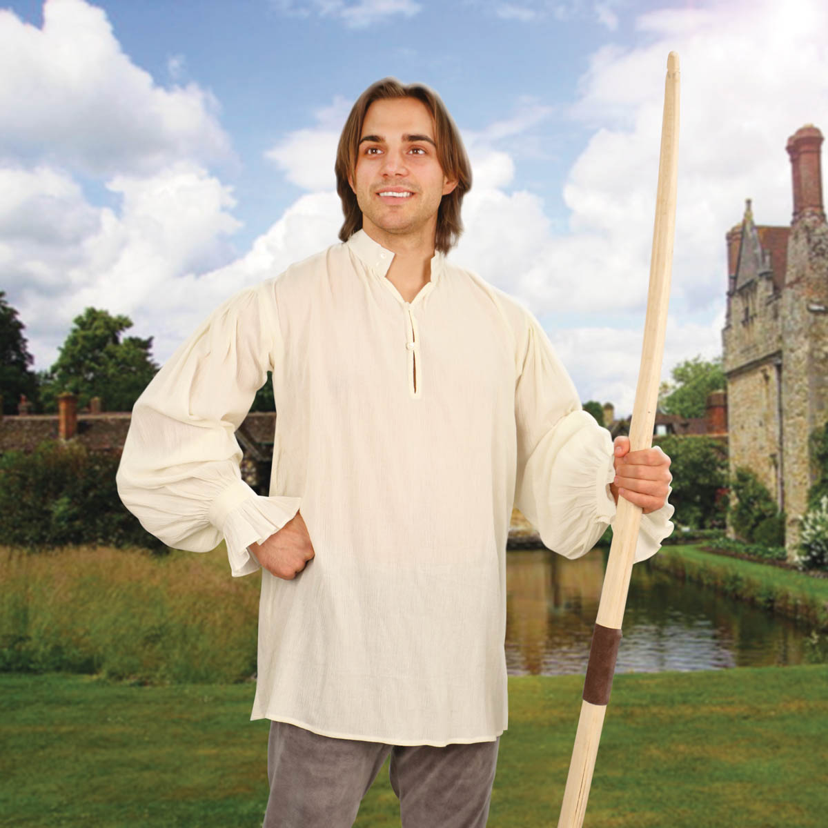 Festival Shirt, Natur, Größe M