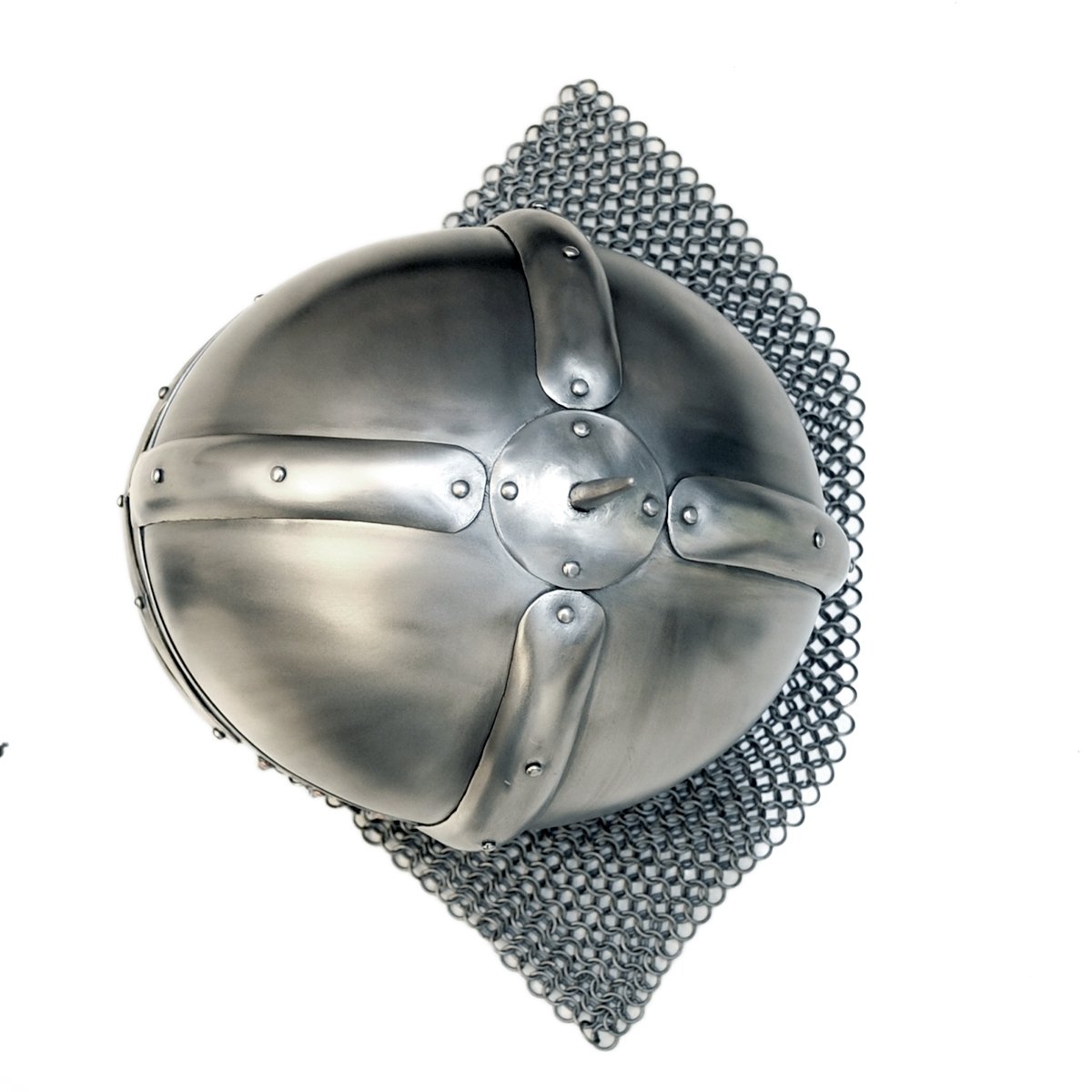 Gjermundbuhelm mit Kettenbrünne, Größe L