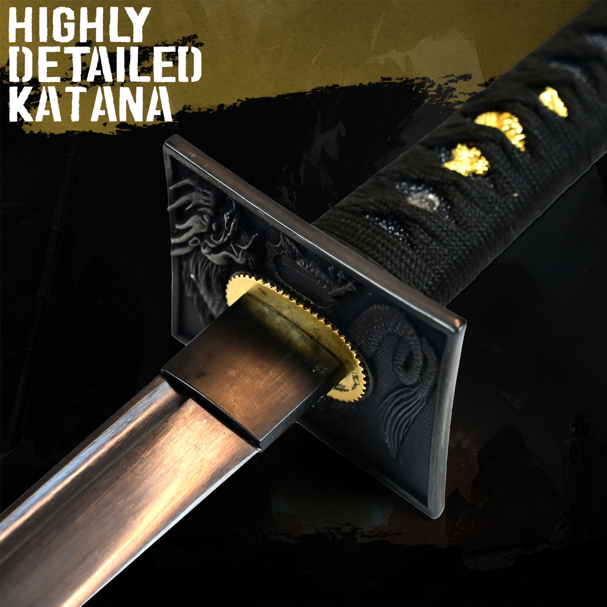 Black Damaskus Ninjato