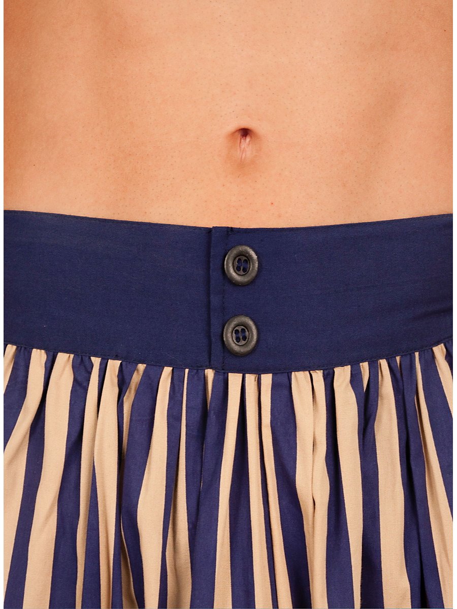 Pluderhose gestreift, Größe S/M