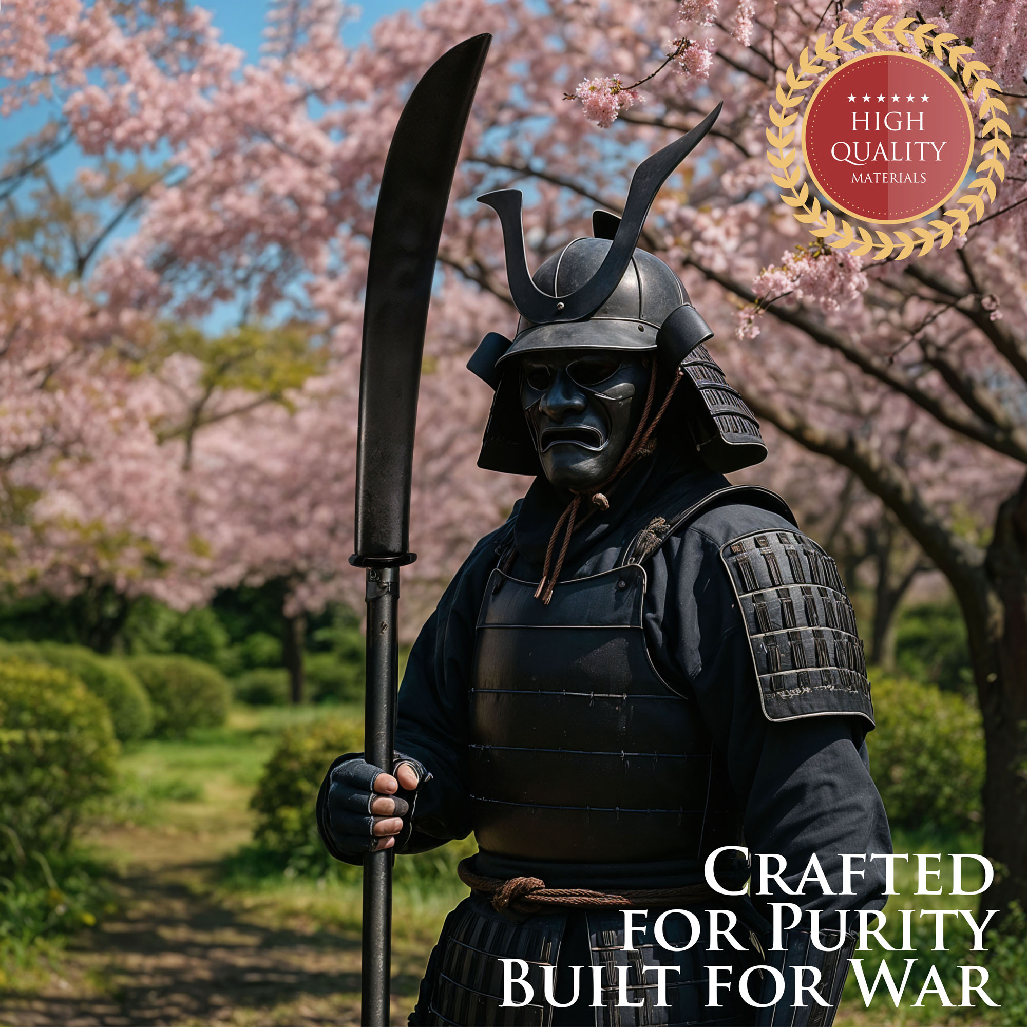 Handgeschmiedetes Naginata – Die legendäre Waffe der Sohei (Kampfmönche)
