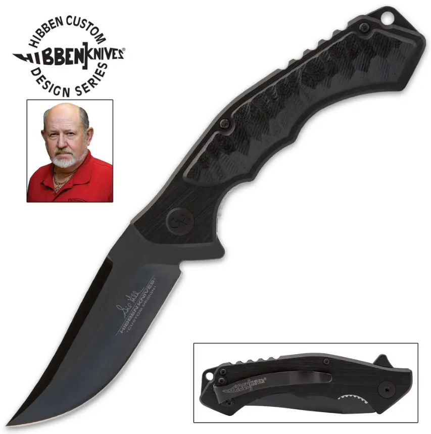 Hibben Black Whirlwind Taschenmesser
