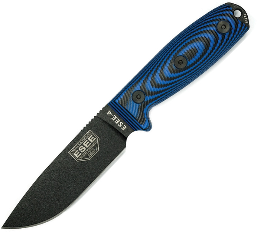 Model 4 3D mit festgestellter Klinge Blau