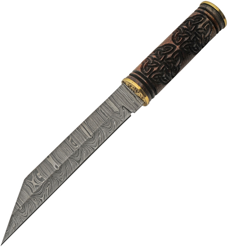 Damast Celtic Triquetra Seax