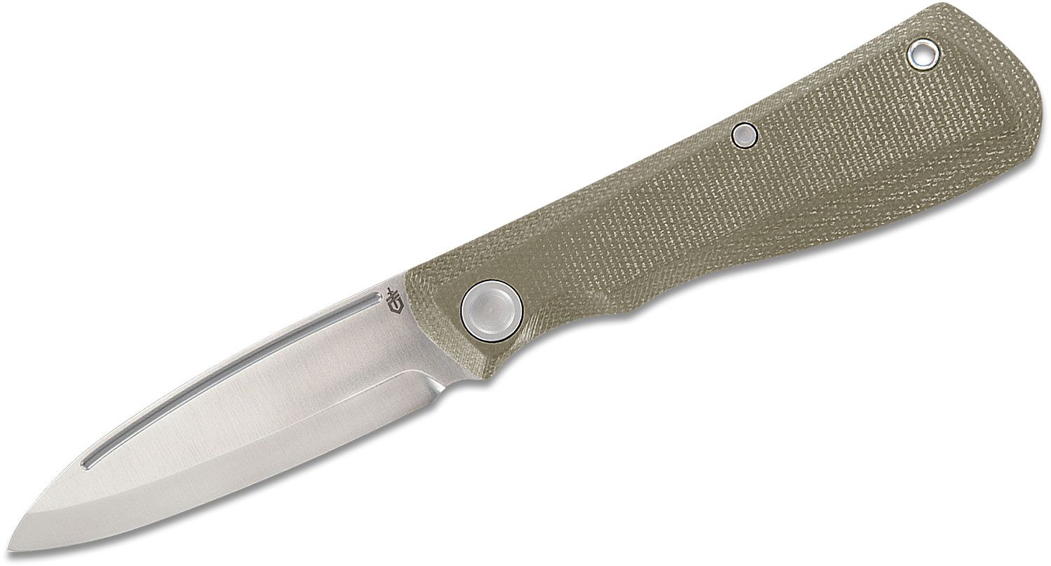Mansfield Swayback, Olive Micarta Handles