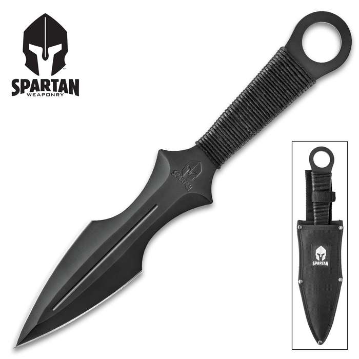 Super Spartan Throwing Dagger With Nylon Sheath