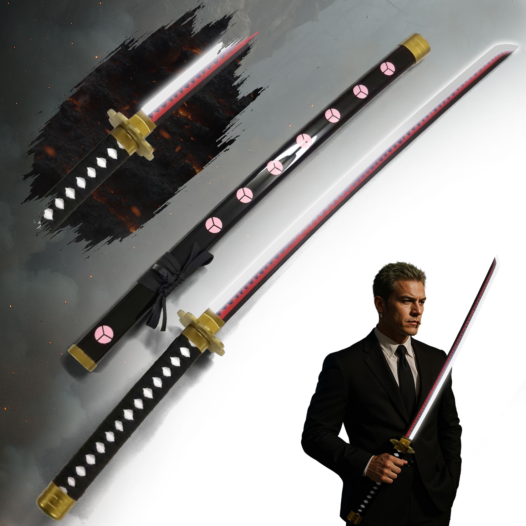 One Piece - Zoro's Shuusui Katana - LED Version