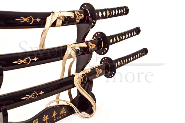 3-teiliges "Töte Bill" Hattori Hanzo Schwert Set handgeschmiedet