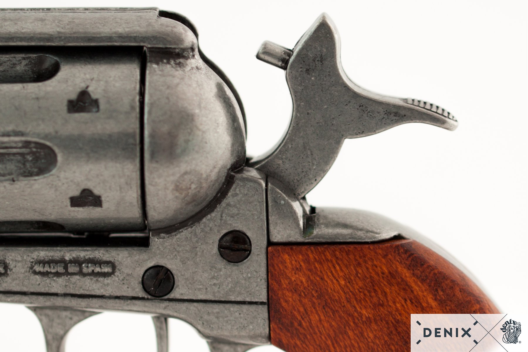45er Colt Peacemaker gray with 6 bullets