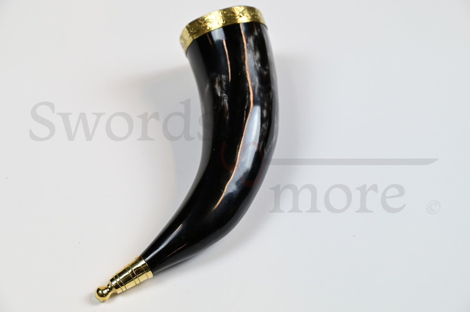 Wikingerhorn mit Schultergurt aus Leder