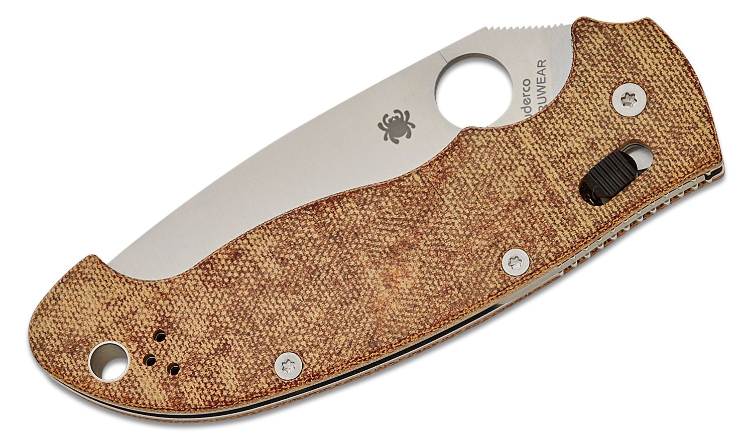Manix 2 XL, Brown Canvas Micarta Handle