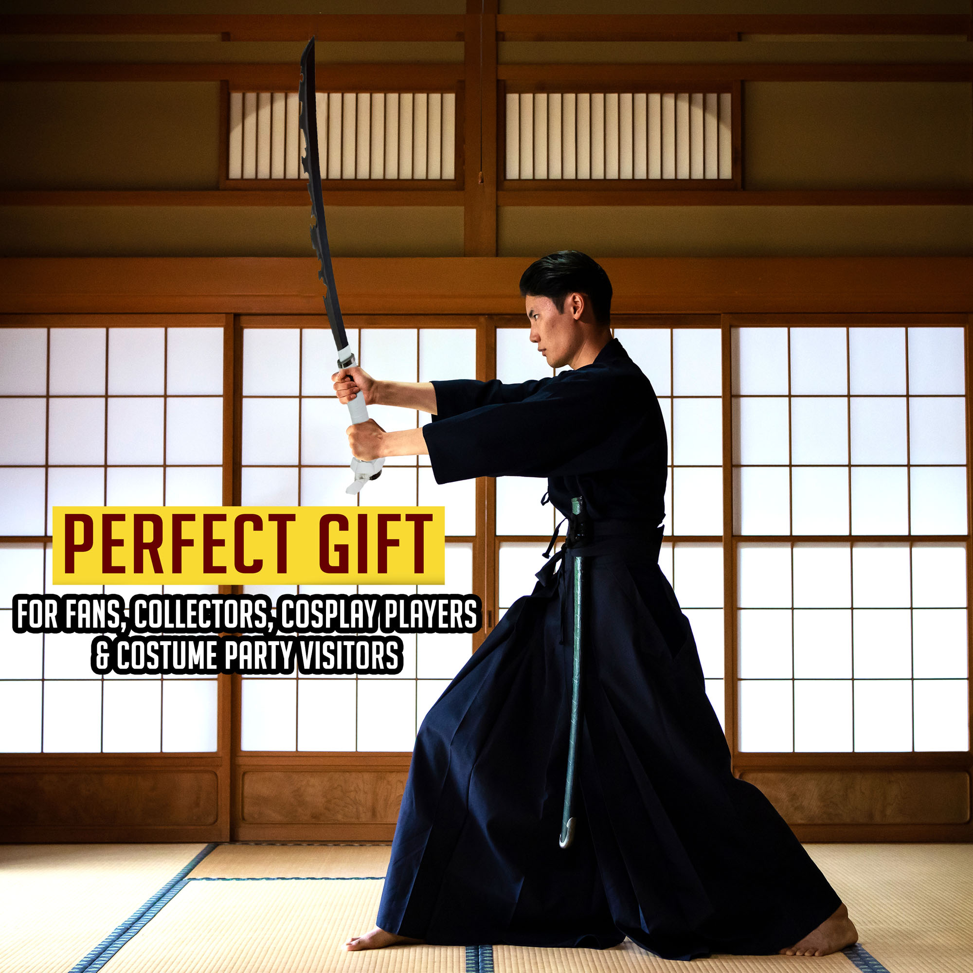 Demon Slayer: Kimetsu no Yaiba - Hashibira Inosuke Schwert mit Scheide