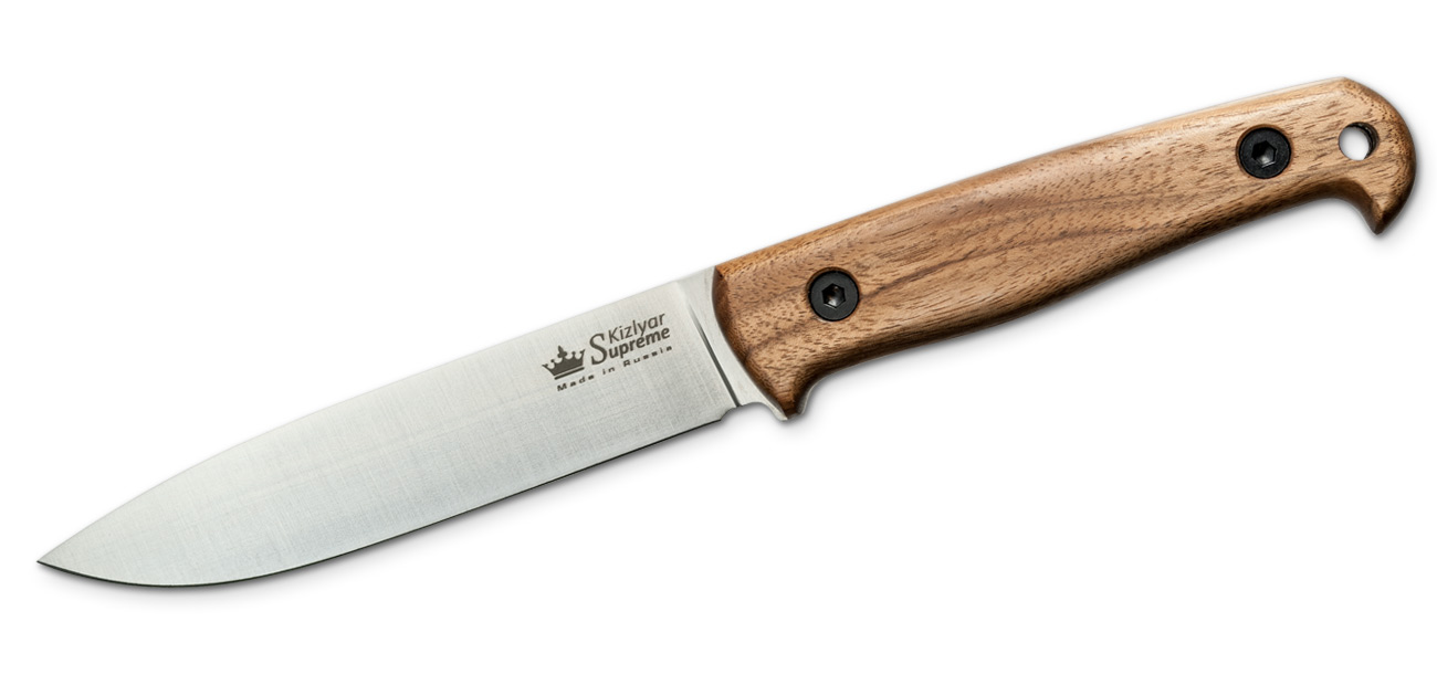 Pioneer Camp Knife - Sleipner Steel in Stone Wash