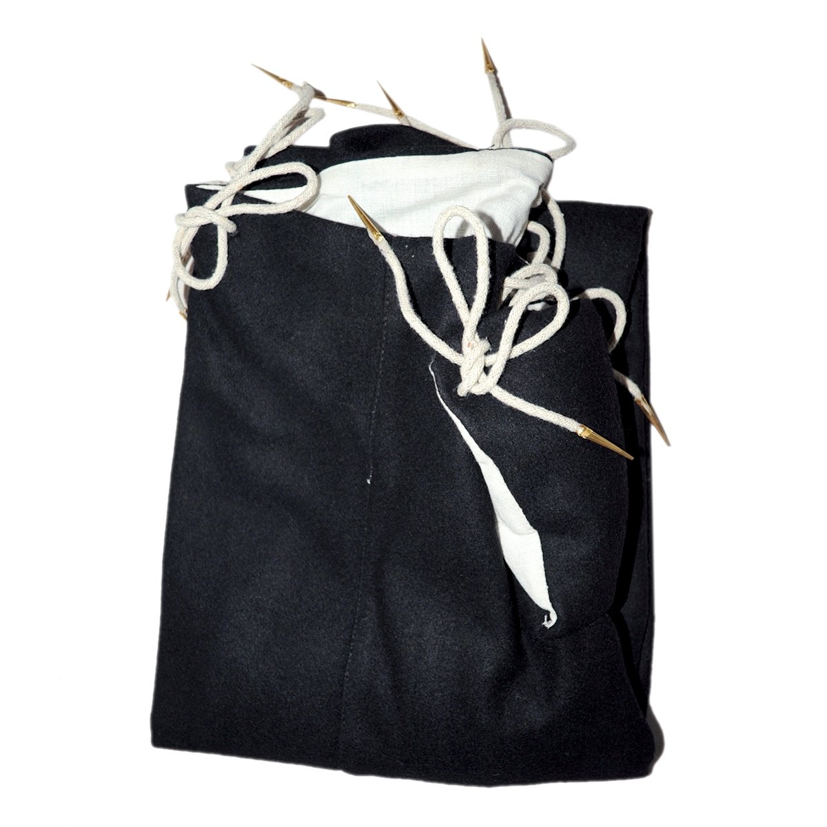 Man's 15th C. Trousers -Black, Size XXL