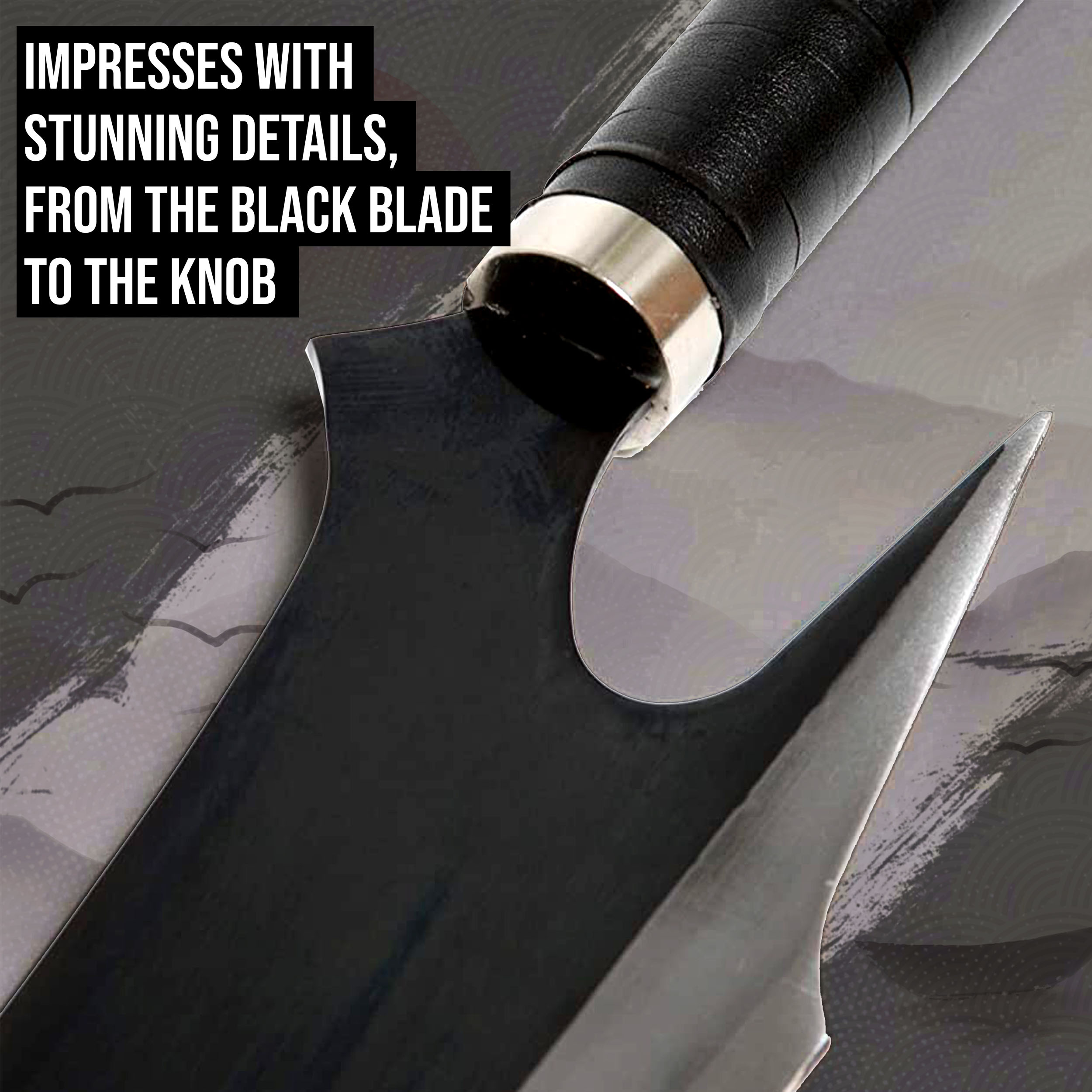 Bleach Ichigo Shikai Cutting Moon Zangetsu FULL TANG Bleach Ichigo Shikai Cutting Moon Zangetsu FULL TANG