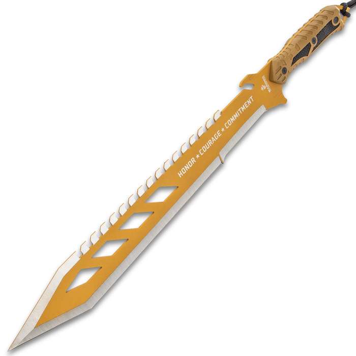 USMC Desert OPS Sawback Machete mit Scheide