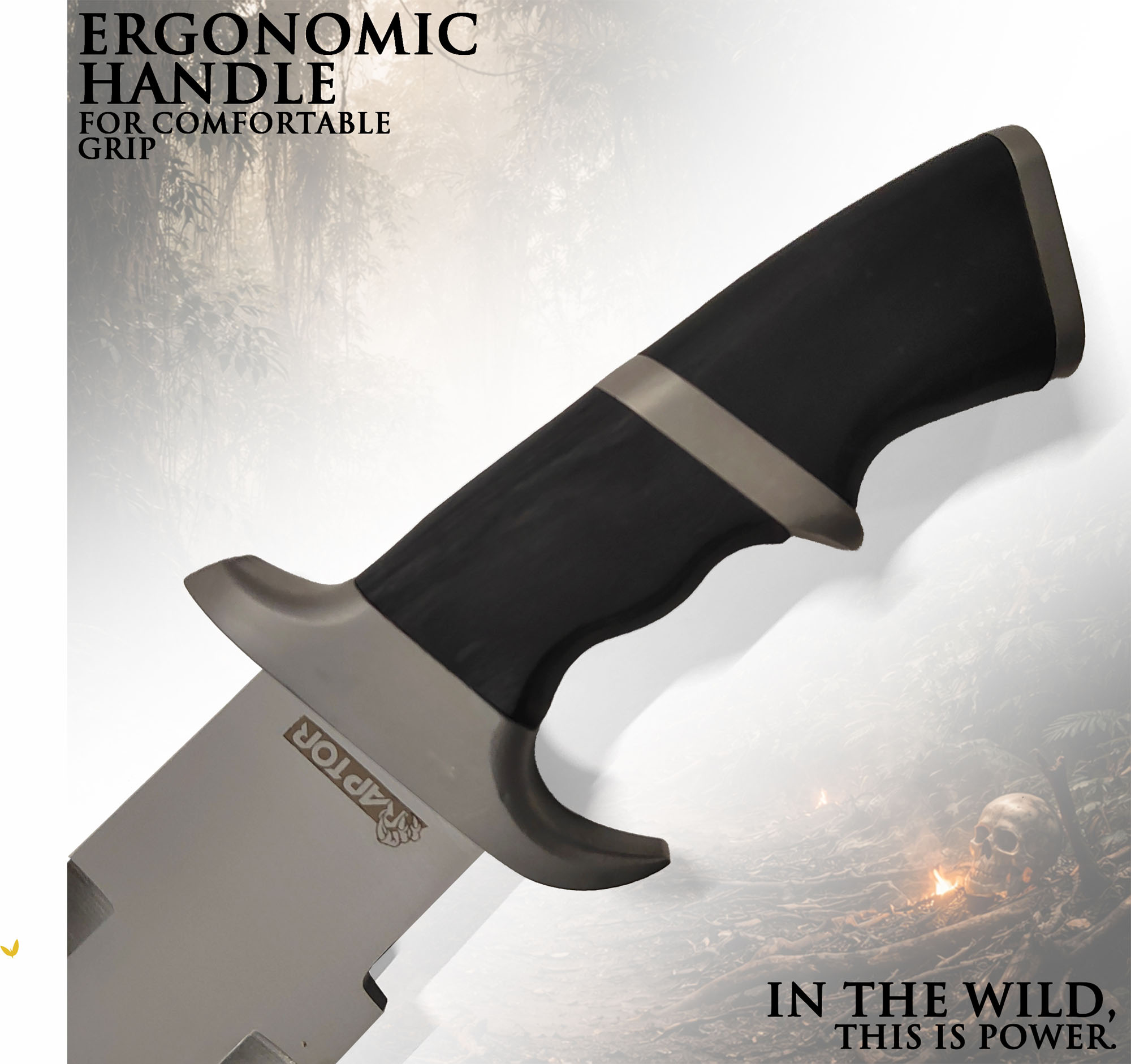 Predator Raptor Machete mit Scheide