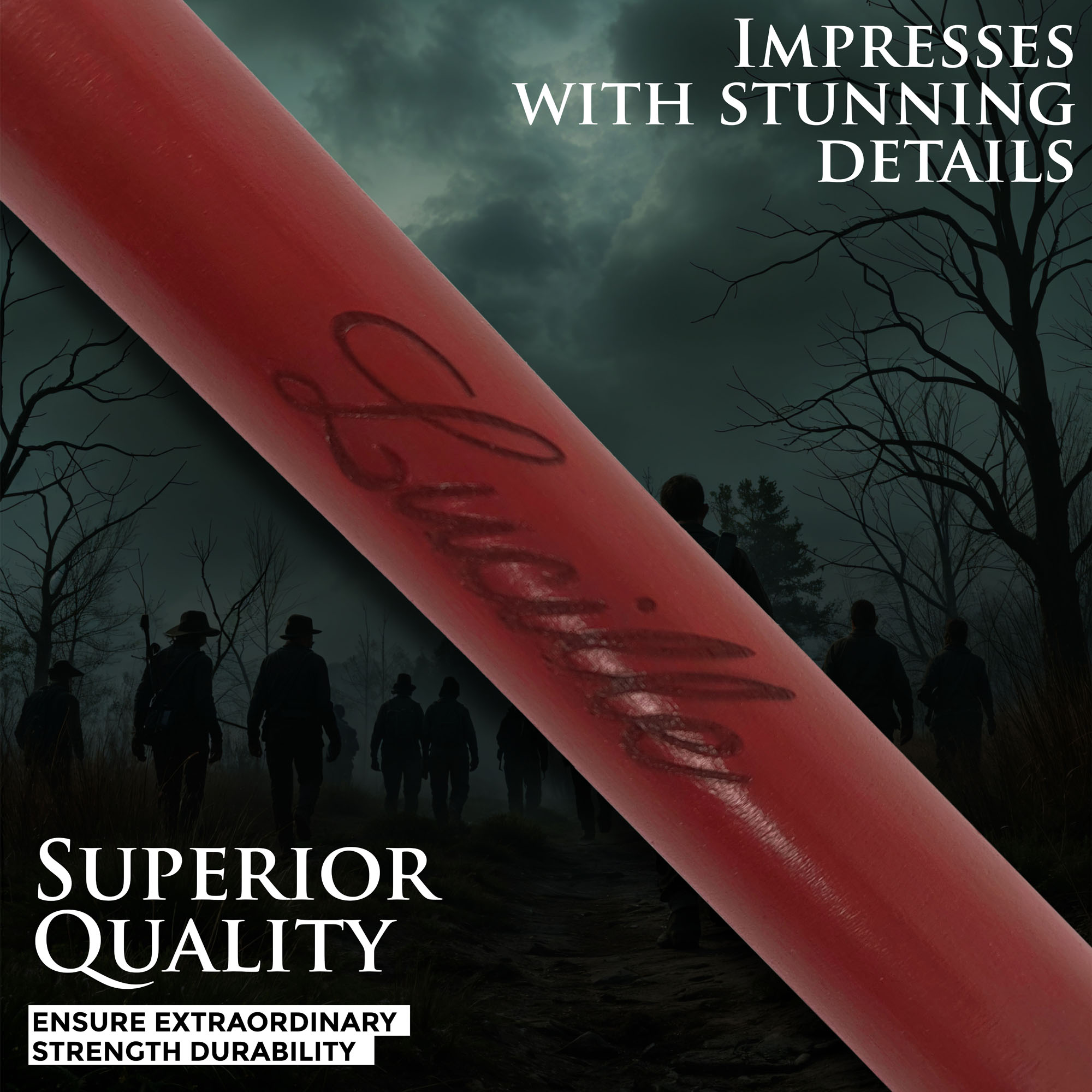 The Walking Dead - Negan's Baseball Bat Lucille without Plaque