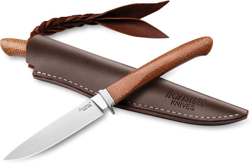 AGO Fixed Blade Natural Micarta