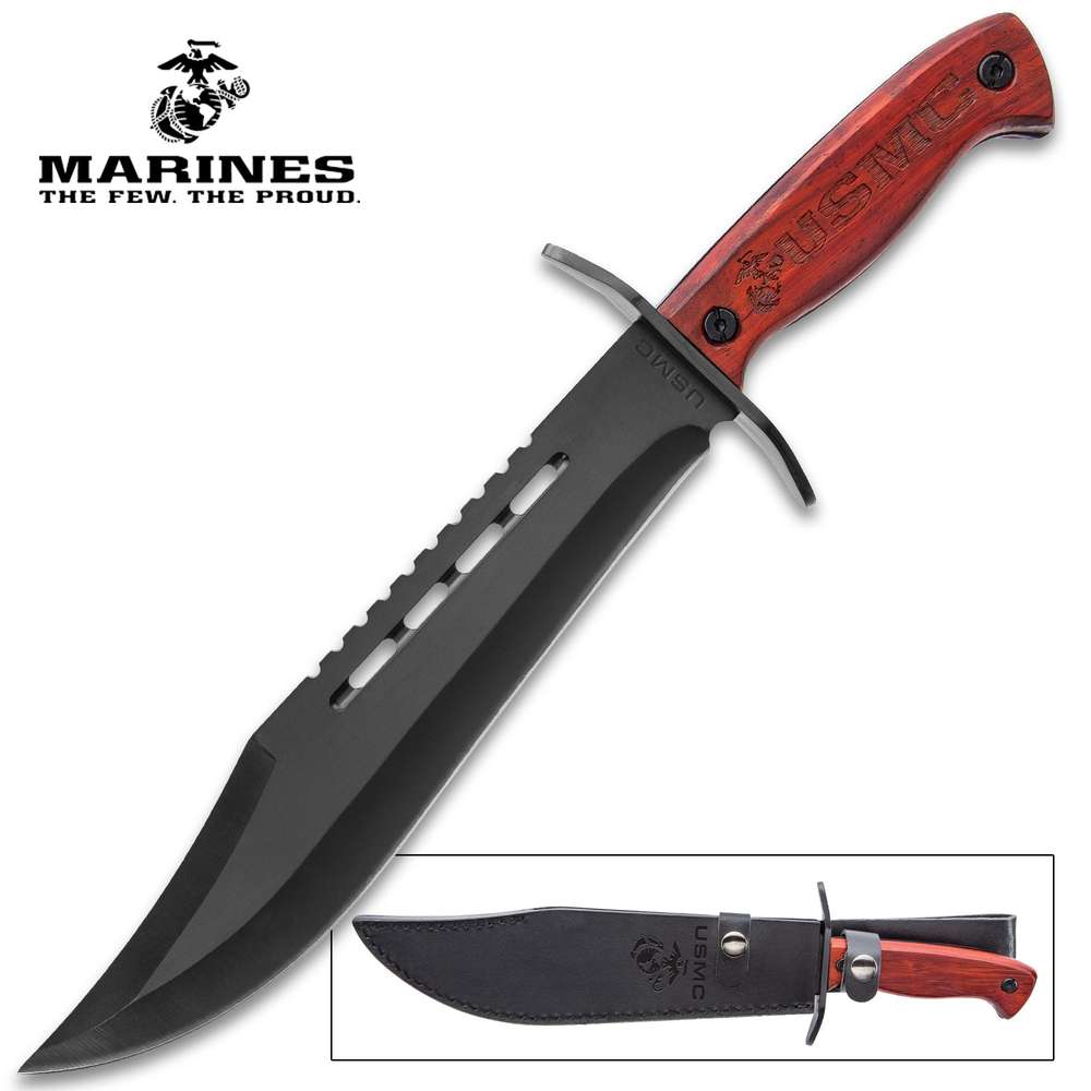 USMC Bowie Messer mit Scheide