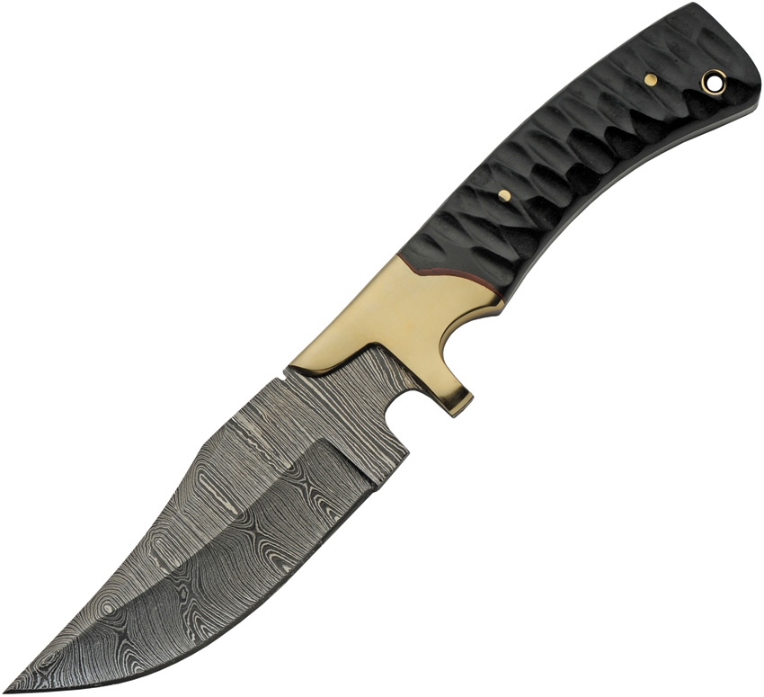 Damast Brass Skinner Micarta 