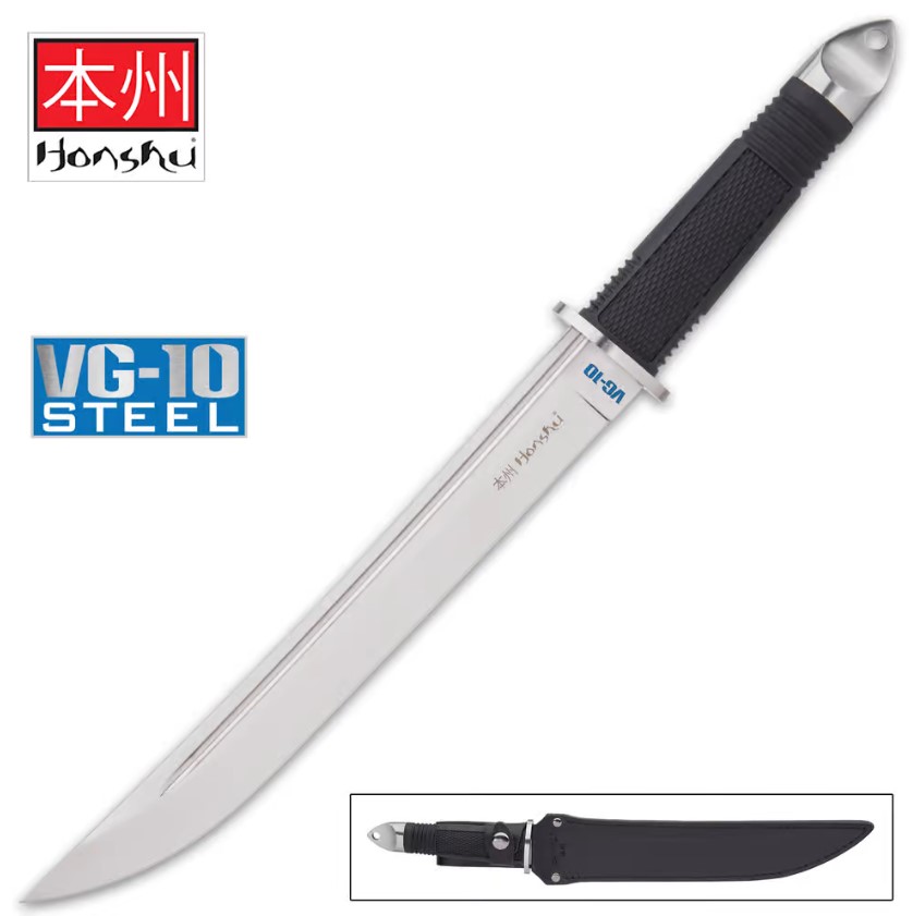 VG-10 Honshu Tanto Messer mit Lederscheide