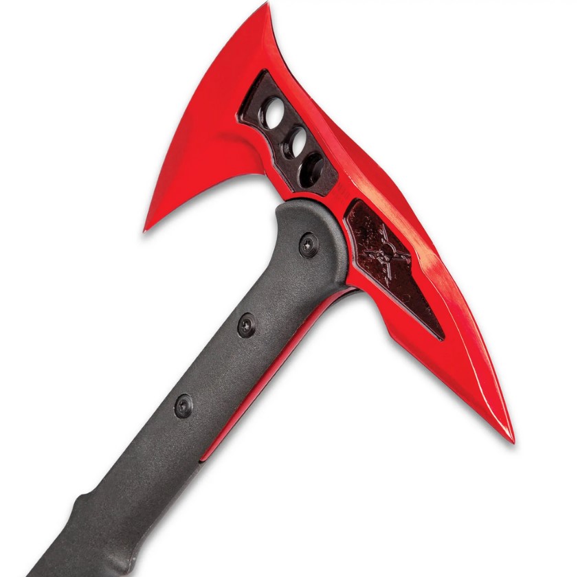 M48 Tactical Tomahawk Axt mit Scheide, Rot