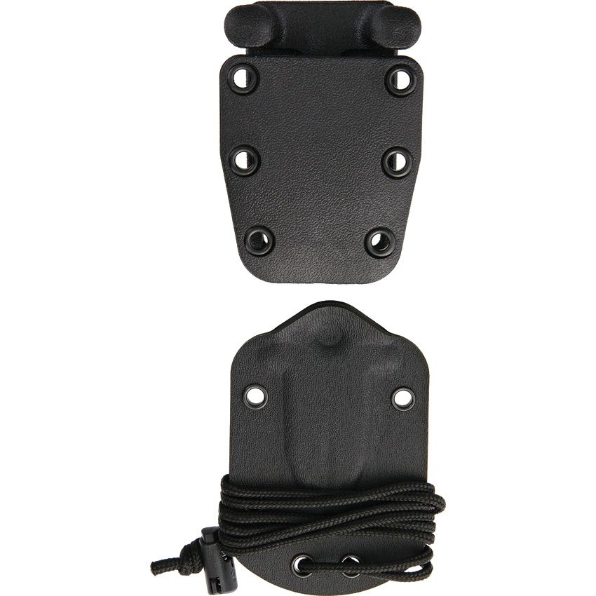 EX-F03 Karambit, 154CM Stonewashed Clip Point, schwarzer G-Mascus-Griff, Kydexscheide