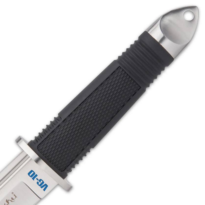VG-10 Honshu Tanto Knife with Leather Sheath