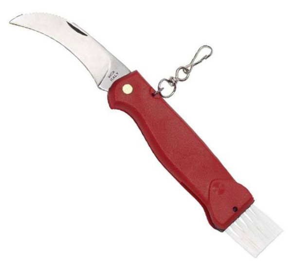 Mushroom Knife with red handle