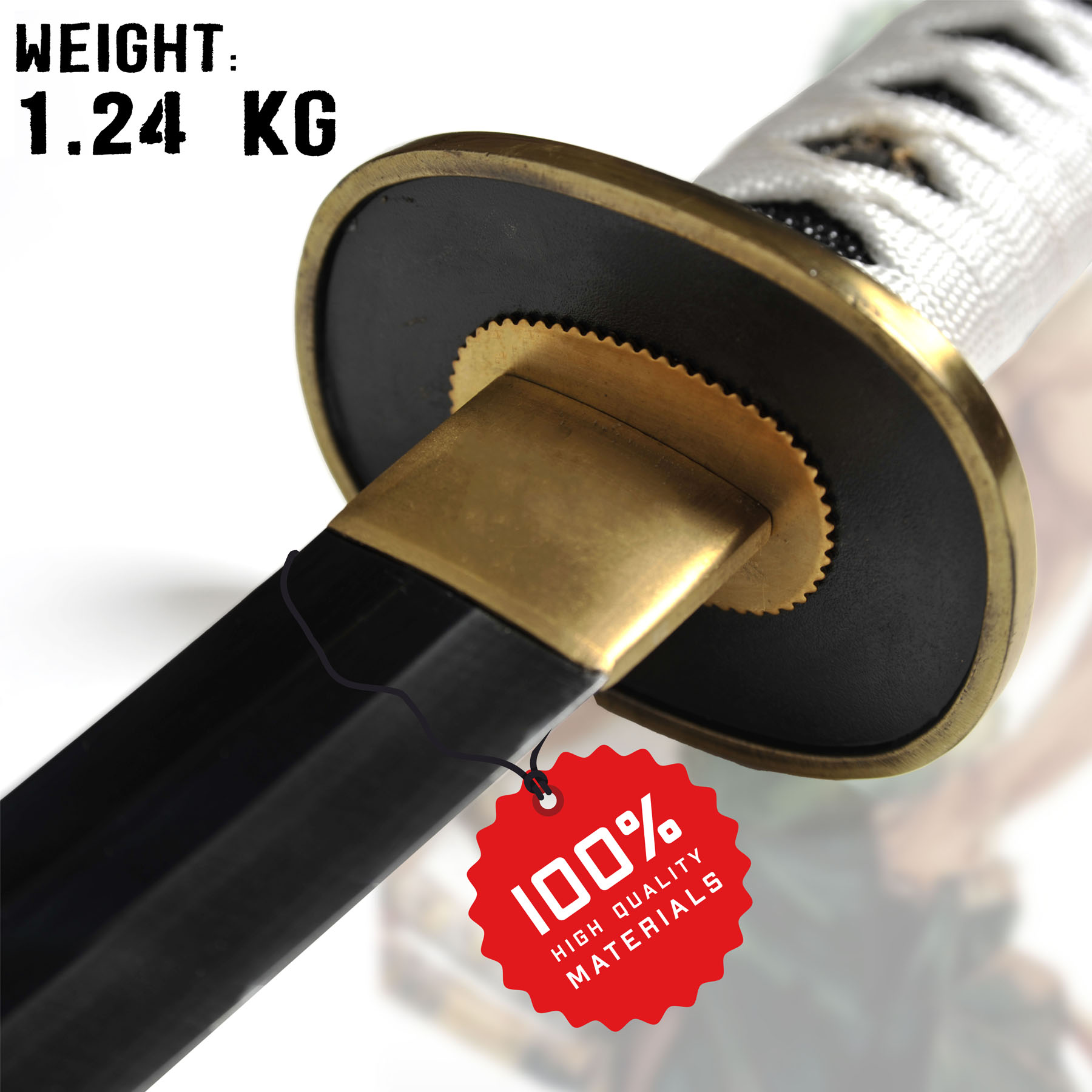 Wado-Ichi-Monji von Roronoa Zoro Katana - Handgeschmiedet