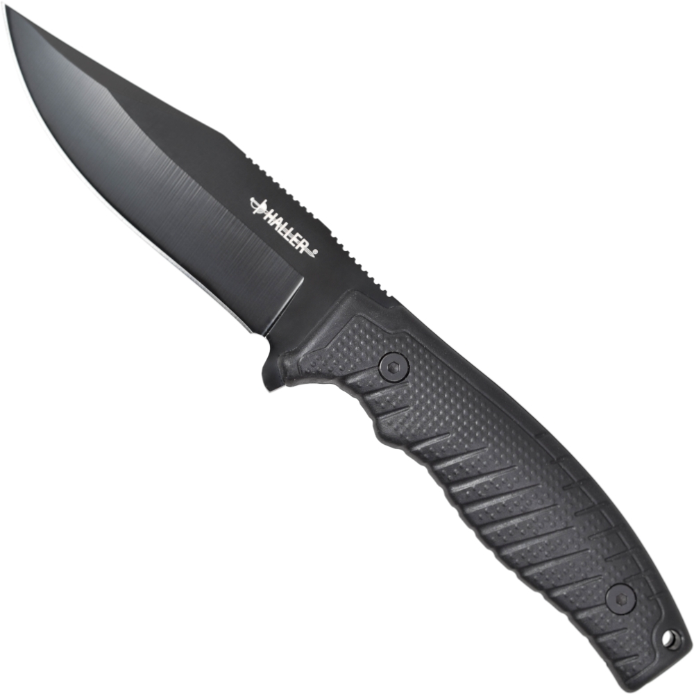 Black outdoor knife
