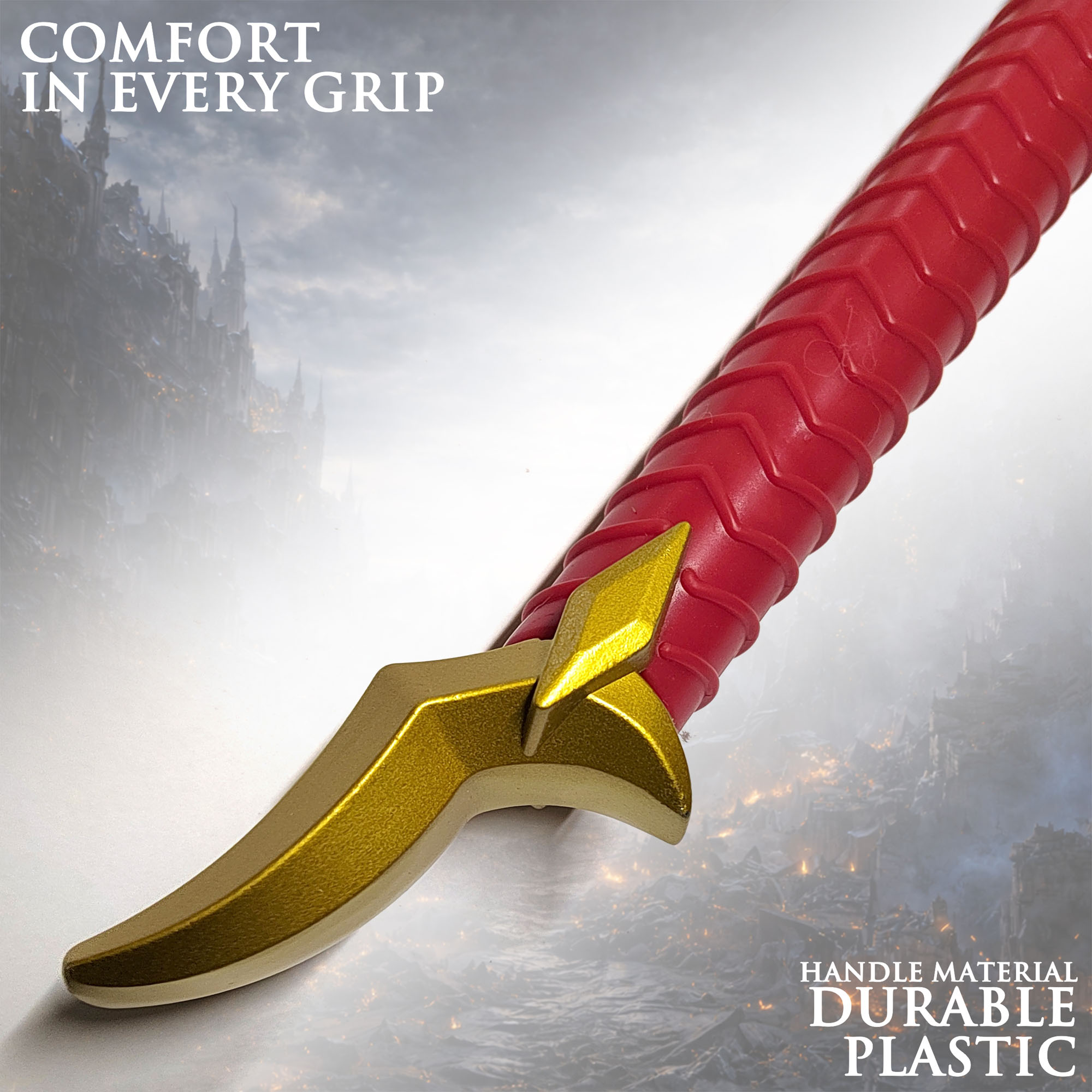 Solo Leveling – Cha Hae-In Sword with Scabbard – Gold Edition