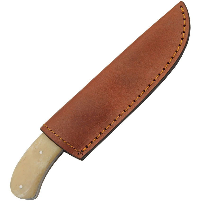 Damast Jagdmesser mit Scheide