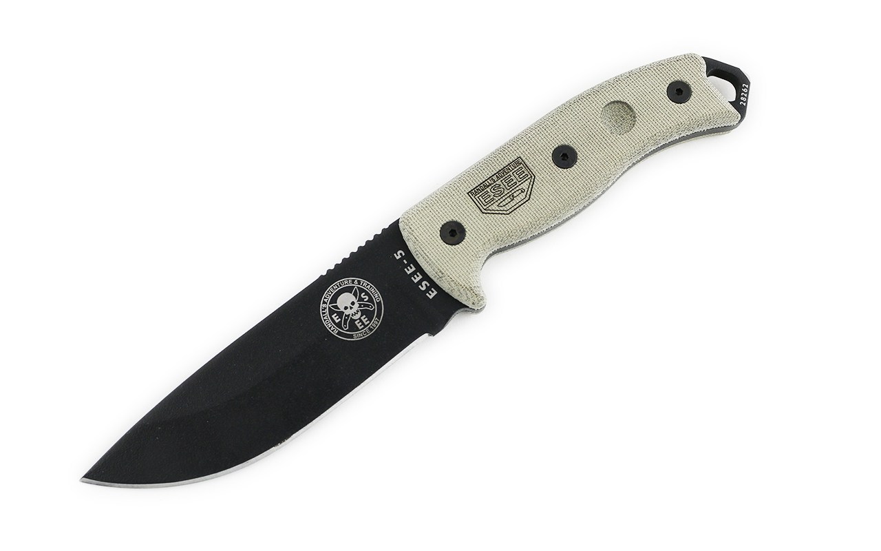 Esee Modell 5 - Survival mit Scheide, natogrüner Griff