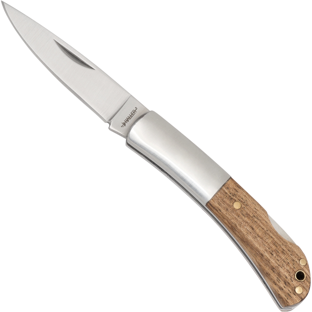 Pocket knife handle zebra wood