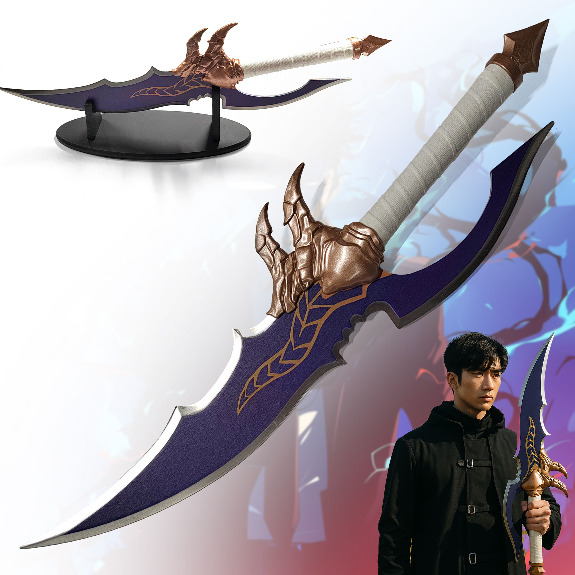 Solo Leveling – Kasakas Venom Fang Sword by Jinwoo