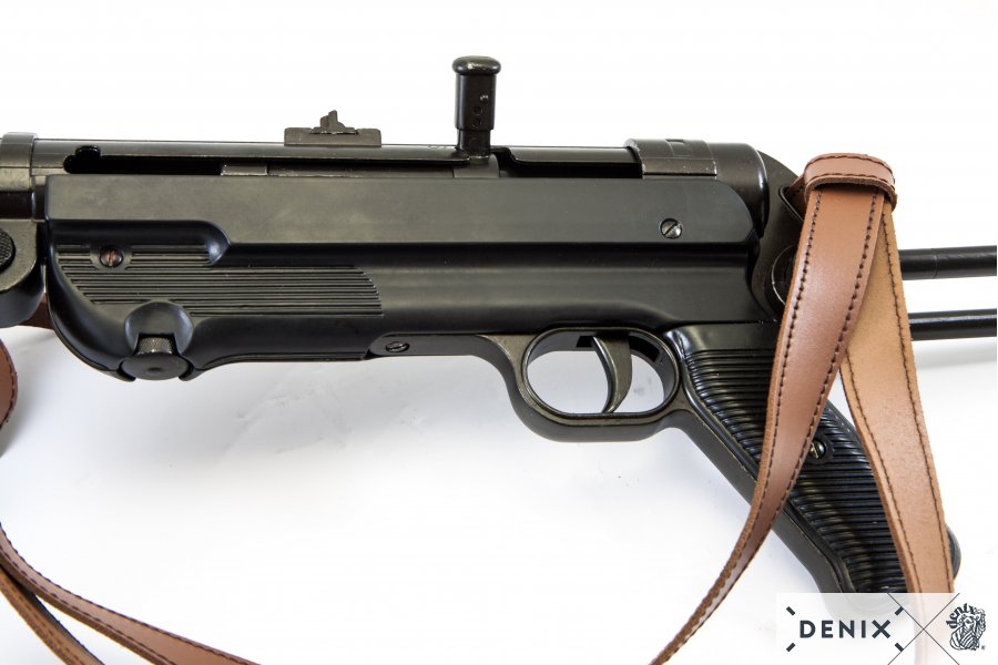 Deutsche MP 40 „Schmeisser“ Gurt aus Metall, mit Bügel, 9 mm, 2.Wk.